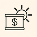 icon_finance_sun_outline icon preview