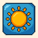 icon_finance_sun_pixel_art icon preview