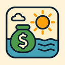 icon_finance_sun_vector icon preview