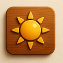 icon_finance_sun_wooden icon preview