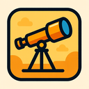 icon_finance_telescope_bold icon preview