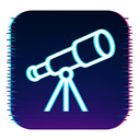 icon_finance_telescope_digital_glitch icon preview