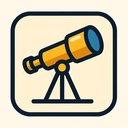 icon_finance_telescope_filled icon preview