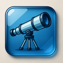 icon_finance_telescope_glassy icon preview