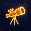 icon_finance_telescope_glow_effect icon preview