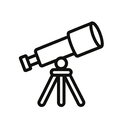 icon_finance_telescope_minimal_outline icon preview