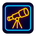 icon_finance_telescope_neon icon preview