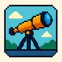 icon_finance_telescope_pixel_art icon preview