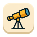 icon_finance_telescope_rounded icon preview