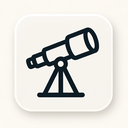icon_finance_telescope_transparent icon preview