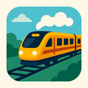 icon_finance_train_flat_design icon preview