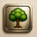 icon_finance_tree_metallic icon preview