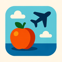 icon_food_airplane_abstract icon preview