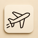 icon_food_airplane_elegant icon preview