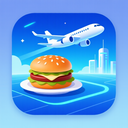 icon_food_airplane_futuristic icon preview