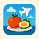 icon_food_airplane_modern icon preview