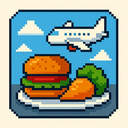 icon_food_airplane_pixel_art icon preview