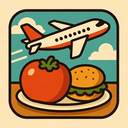 icon_food_airplane_retro icon preview