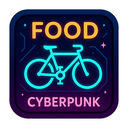 icon_food_bicycle_cyberpunk icon preview