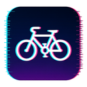 icon_food_bicycle_digital_glitch icon preview