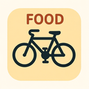 icon_food_bicycle_flat_design icon preview