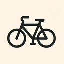 icon_food_bicycle_geometric icon preview
