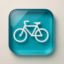 icon_food_bicycle_glassy icon preview