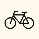 icon_food_bicycle_minimal_outline icon preview