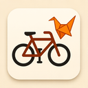 icon_food_bicycle_origami icon preview
