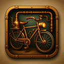 icon_food_bicycle_steampunk icon preview