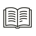 icon_food_book_minimal_outline icon preview
