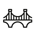 icon_food_bridge_monochrome icon preview