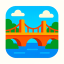 icon_food_bridge_vibrant_colors icon preview
