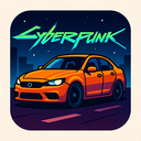 icon_food_car_cyberpunk icon preview