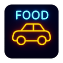 icon_food_car_neon icon preview