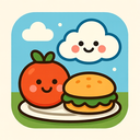 icon_food_cloud_cartoon icon preview