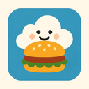 icon_food_cloud_flat_design icon preview