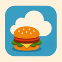 icon_food_cloud_iconic icon preview