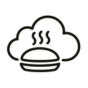 icon_food_cloud_outline icon preview