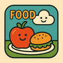 icon_food_cloud_retro icon preview