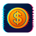 icon_food_coin_digital_glitch icon preview