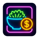 icon_food_coin_neon icon preview