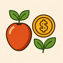 icon_food_coin_organic icon preview