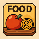 icon_food_coin_retro icon preview