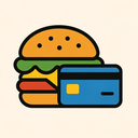 icon_food_credit_card_geometric icon preview