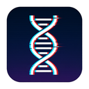 icon_food_dna_strand_digital_glitch icon preview