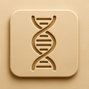 icon_food_dna_strand_embossed icon preview