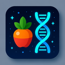 icon_food_dna_strand_futuristic icon preview