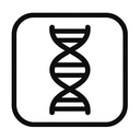icon_food_dna_strand_monochrome icon preview