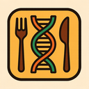icon_food_dna_strand_tribal icon preview